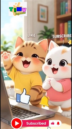 Cute Cats Asking for Like & Subscribe 😻🔔 #shorts #youtubeshorts