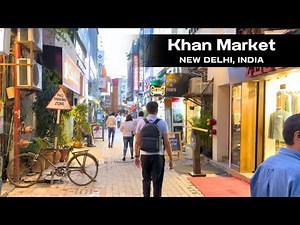 WALKING IN NEW DELHI, INDIA - KHAN MARKET | 4K HDR INDIA WALKING TOUR