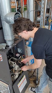 CAD cell check! 🔧 Luke’s troubleshooting an oil-fired furnace 🔥. #hvactraining #hvac #joinusatnettts | NETTTS