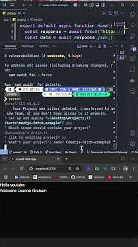 How to Deploy a Next.js App to Vercel in under 2 minutes! #nextjs