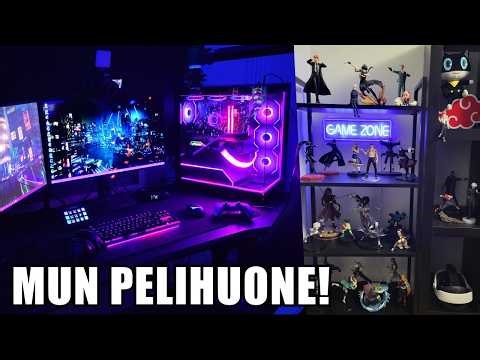 PELIHUONEEN ESITTELY! | Setup, figuurikokoelma ja muuta!