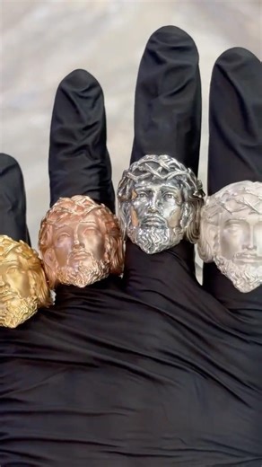 TraxNYC Jesus Ring | Item #71040 & #71041