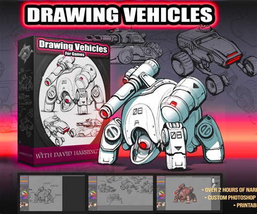 ArtStation - Drawing Vehicles For Games | Tutorials