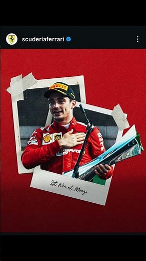 Charles Leclerc's 2019 Monza victory