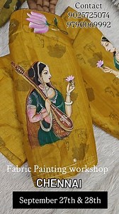 Sakthi stitching studio 9025725074 9790069992 #paintingdesign #sareepaintingdesign #blousepainting #designerpainting #modelmodules #handmadebroochesblouse #fabricpainting #paintingclass #paintingblouseideas #sareefsbricpaointing #paintingideas #paintingdesignsonfabric | Sakthi stitching studio