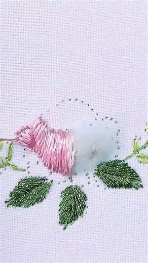 Silk Rose Embroidery | Amazing Easy SHORT