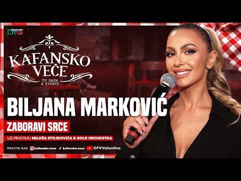 BILJANA MARKOVIC - ZABORAVI SRCE | UZIVO | ORK. MILOS STOJKOVIC I GOLD | 2026 | KAFANSKO VECE
