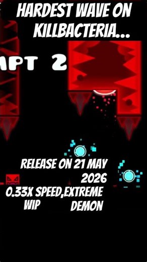 This 4x wave is illegal #geometrydash #extremedemon #gd2.2 #4x
