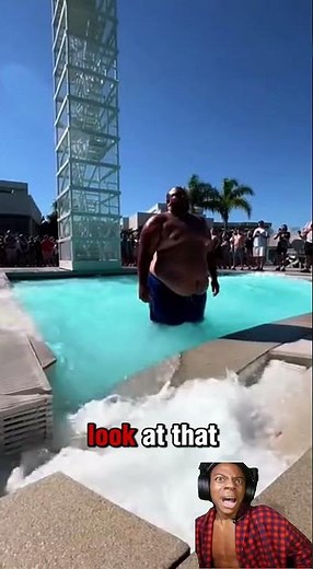Unbelievable Pool Splash – The Pool Breaks and Water Bursts Out!”
