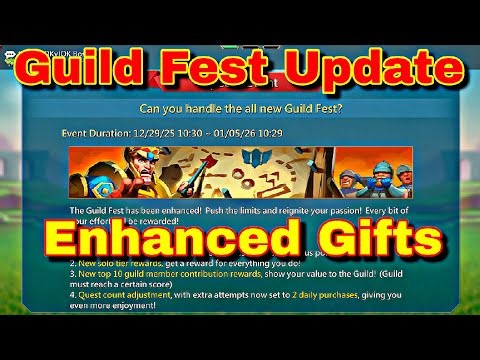 Guild fest new Update all details in video #lordsmobile