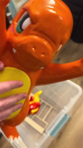 Amazing Vapor Smoothing Results for 3D Printed Charmander