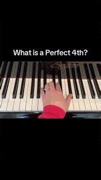 How to play and ID a Perfect 4th. #musictheory #keyboardcoach #pianolessons #musician #piano #music