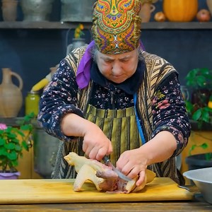 Old World Cooking Over Open Fire Rustic Chicken Recipe | Outdoor Chef