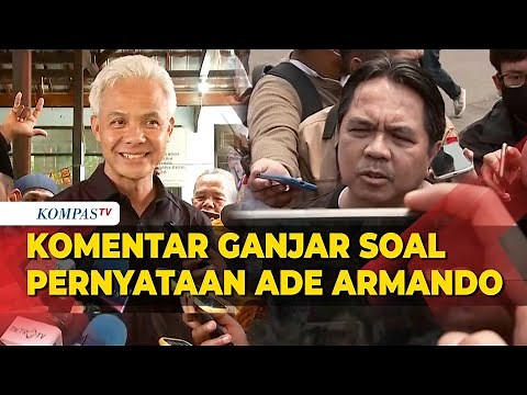 Ganjar Tanggapi Pernyataan Ade Armando soal Politik Dinasti Yogyakarta