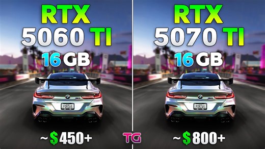 RTX 5060 Ti vs RTX 5070 Ti - How big is the difference?