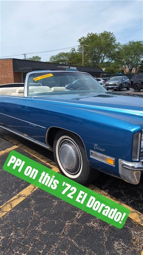 Check out this '72 El Dorado we did a PPI on today! #fyp #classic #car #cadillac #cars #autimobile