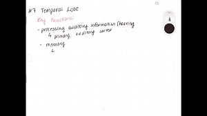 SOLVED:Dimension Vision Hearing Main location of Occipital lobe, processing in brain visual cortex