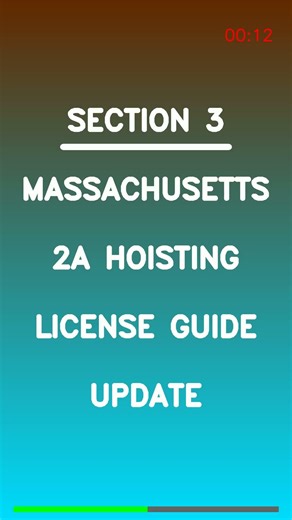 Massachusetts 2A Hoisting License Guide 2026 — YOUR Fast Track to Crane Operator Certification!
