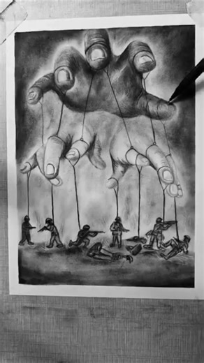 control behind the scenes artwork #shorts #reels #drawing #sketch #trending