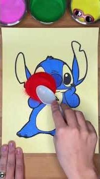 Powder Painting Magic ✨ | Colors Come Alive” #snackshowdown #satisfying #relax