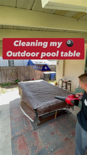 How to Clean and Maintain Your Outdoor Pool Table