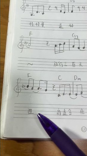 崴孟三百天禮物 五線譜 和弦譜 吉他譜 鋼琴譜🎼