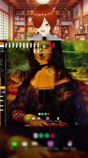 NYAMAR JADI MONALISA!