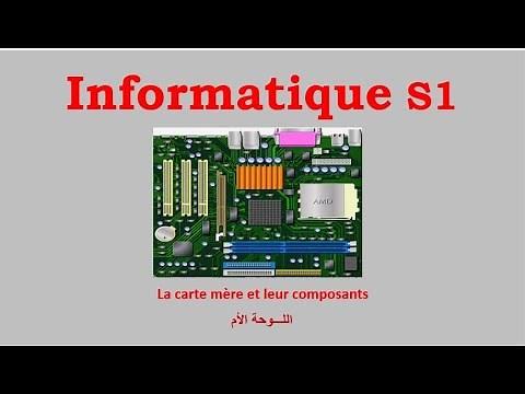 #informatique S1 02 La carte mère et leur composants