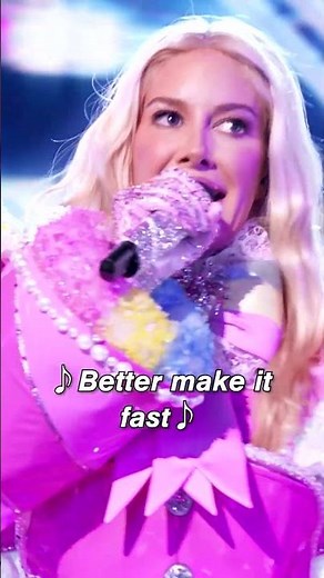 heidi montag performs unmasked for the first time 🥺✨ #themaskedsinger