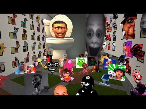Big Jerma Selena Delgado Jungler Skibidi Toilet Nico Nextbots Sprunki Geometry Dash Gmod COMPILATION