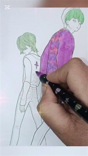 K-Pop Idol Coloring Page 🎤 | Cute K-Pop Star Coloring for Kids & Relaxing Art