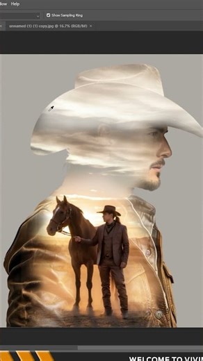 Photoshop Double Exposure Effect