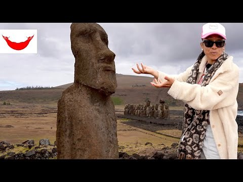 Insula Paștelui: misterele statuilor uriașe Moai 🗿