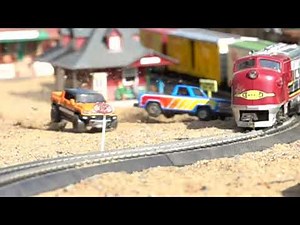 HO Scale Trains vs Cars Compilation - Slow Motion Crashes