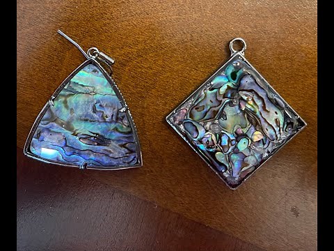 #205 Making an Abalone Shell Pendant with an Open Back Bezel (Bez-ul :) )