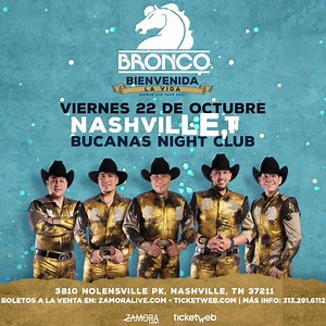 2K reactions · 776 shares | Bronco regresa a  USA  No te pierdas el tour #BienvenidaLaVida y disfruta de sus grandes éxitos ️ Tickets a la venta YA! ️ | Zamora Live | Facebook
