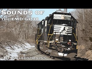 Sounds of the EMD GP38 - One Hour of Non-Turbo EMD 645 Idle!