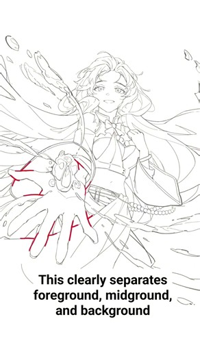 Secret Composition Trick Every Artist Needs part 2 #howtodraw #drawingtutorial #digitalart