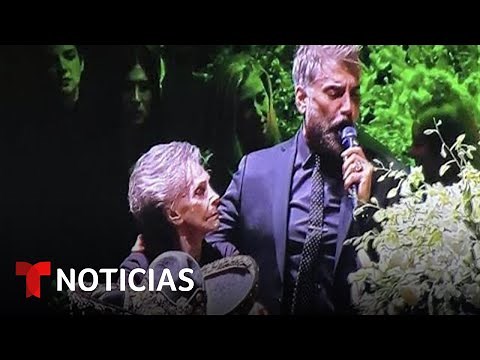 En video: Alejandro Fernández canta 'Volver, volver' junto al ataúd de su padre