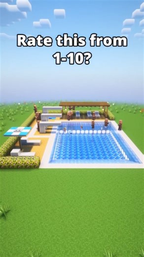 minibuild on Instagram: "Minecraft Swimming pool 🏊 . . . #minecraft"