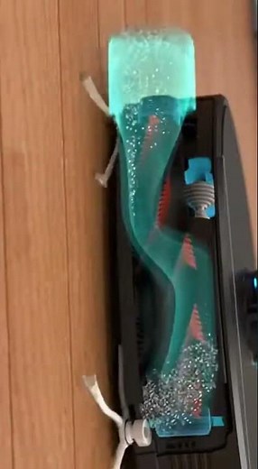 This 3D animation explains the working principle of a robot vacuum cleaner in a clear and visual way