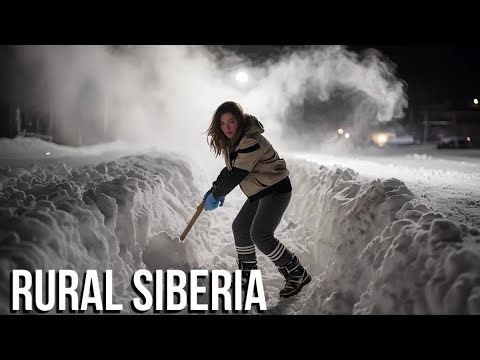 Our Village in SIBERIA Was Buried In Snow Overnight❄️Cooking Goat Cheese & Enjoying Our Farm Life☃️