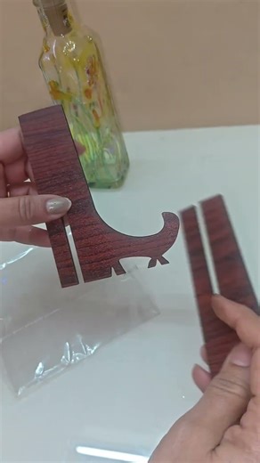 wooden photo frame stand/mirror stand/#art #youtube #diy #short#unboxing#mirror#wooden#creativity