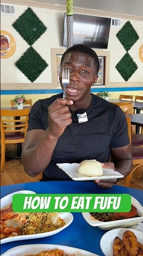 How to Eat Fufu and Egusi Soup | West African Food