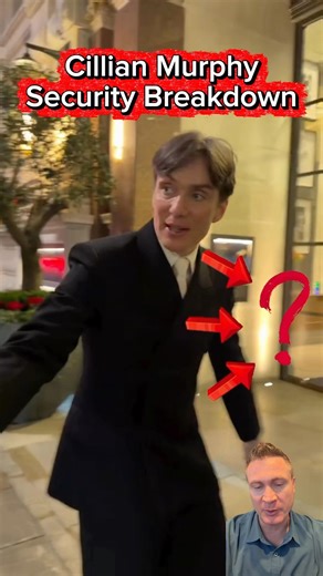 The Bodyguard Left Him Exposed 😬 #cillianmurphy #bodyguard