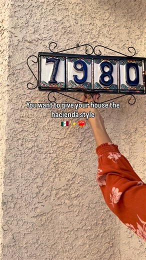 Ibarra Imports™️ TheMexHub | The wait is over! Our Mexican tile house numbers and metal holders are back in stock. They are now available for two, three, four and five... | Instagram