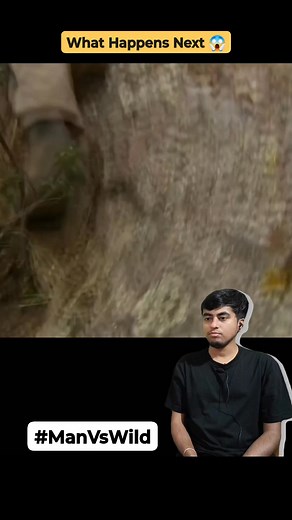 Viral video of Man Vs Wild #manvswild #discovery #viralreels #animal #viralvideo #viralpost2025 #wildlife #beargrylls #adventure | MaheSh
