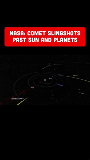 Comet NEAT's Wild Slingshot Around the Sun | NASA Solar System Simulation