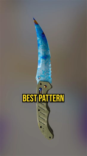 NEW 1 OF 1 CS2 BLUE GEM KNIFE SKIN