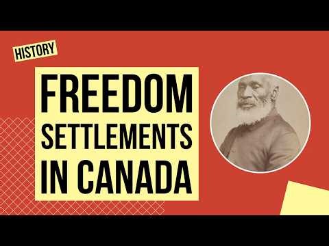 Freedom Settlements in Canada | Canadian History Activity